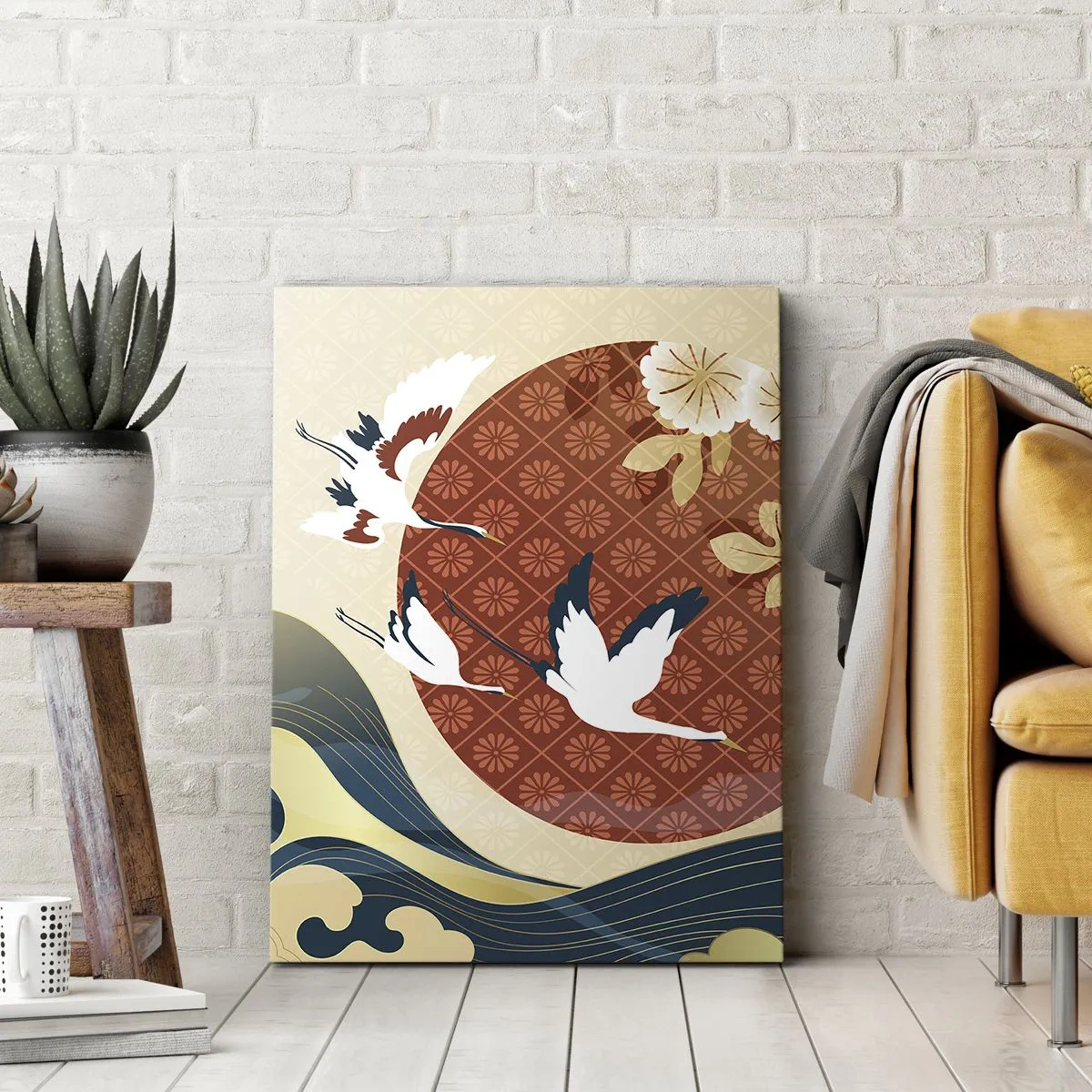 Quadro em tela - Conto de fadas japonês - 55x100 cm