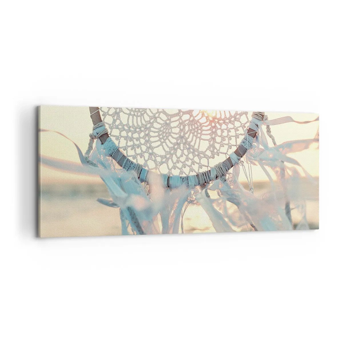 Quadro em tela - Totem de renda - 100x40 cm