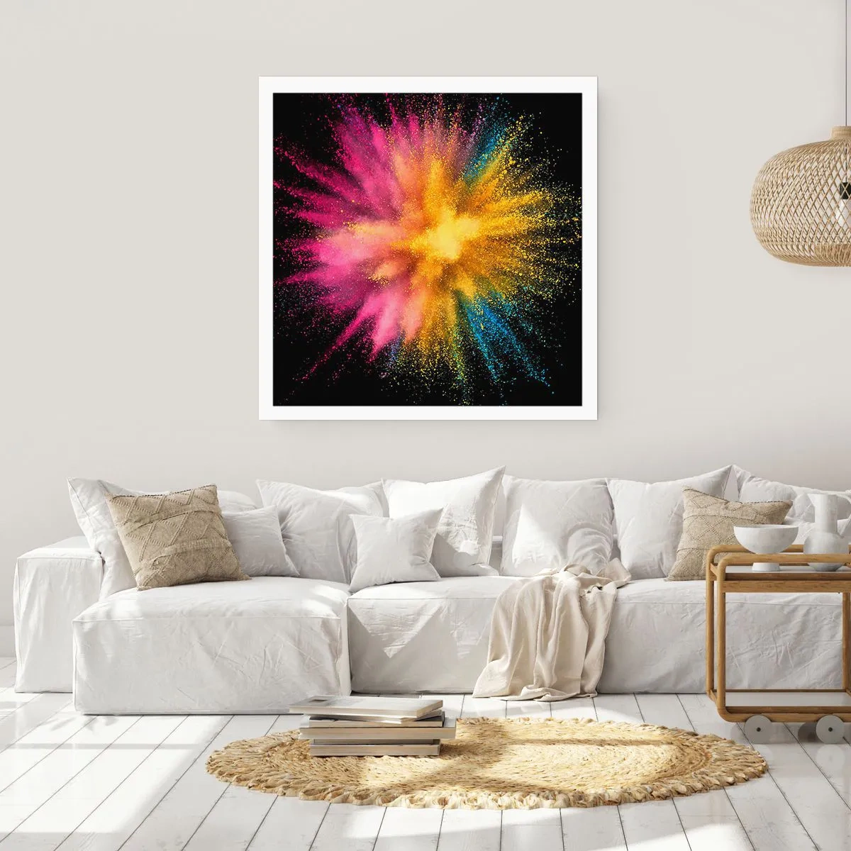 Pôster - O nascimento das cores  - 30x30 cm