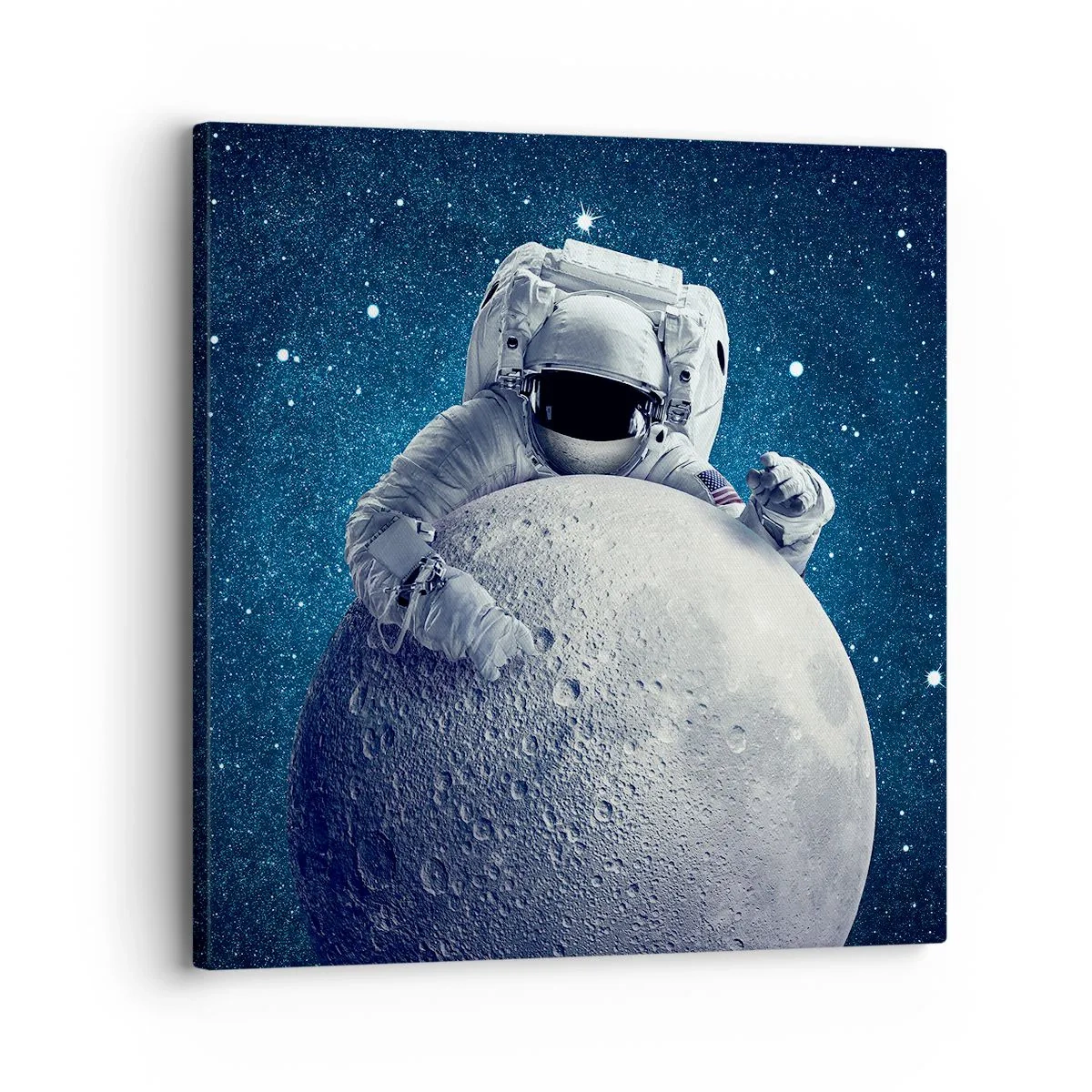 Quadro em tela - Coringa do espaço - 30x30 cm