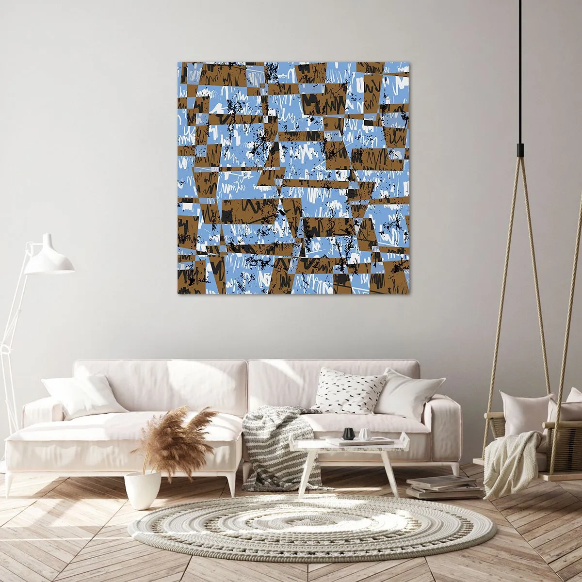 Quadro em tela - Recorte não popular - 70x70 cm