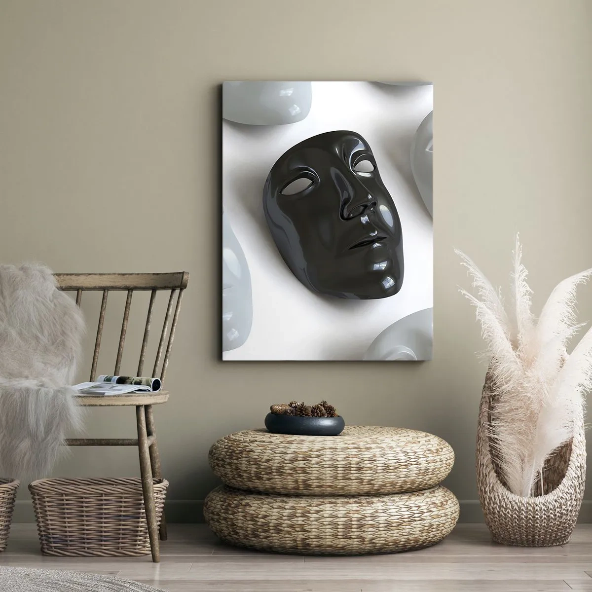 Quadro em tela - Como se destacar? - 55x100 cm