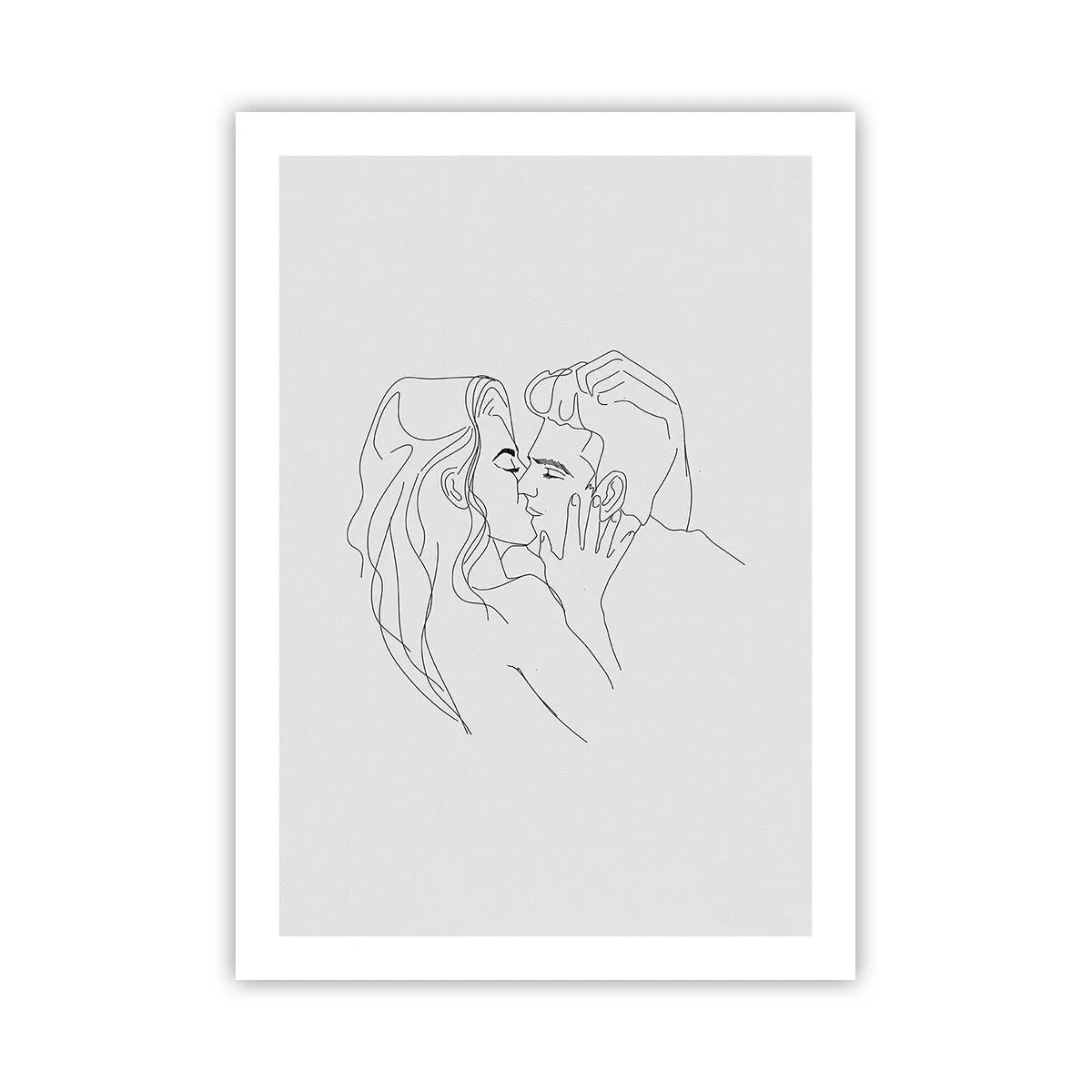 Pôster - Com a mesma linha - 50x70 cm