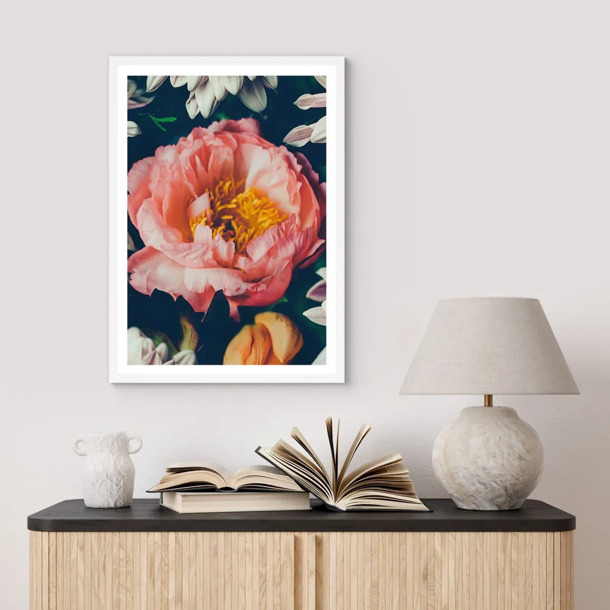 Pôster em moldura branca - Com o esplendor barroco - 70x100 cm