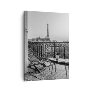 Quadro em tela - Tarde de Paris - 50x70 cm