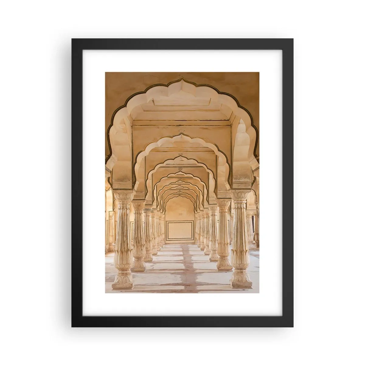 Pôster com moldura preta - No palácio do marajá - 30x40 cm