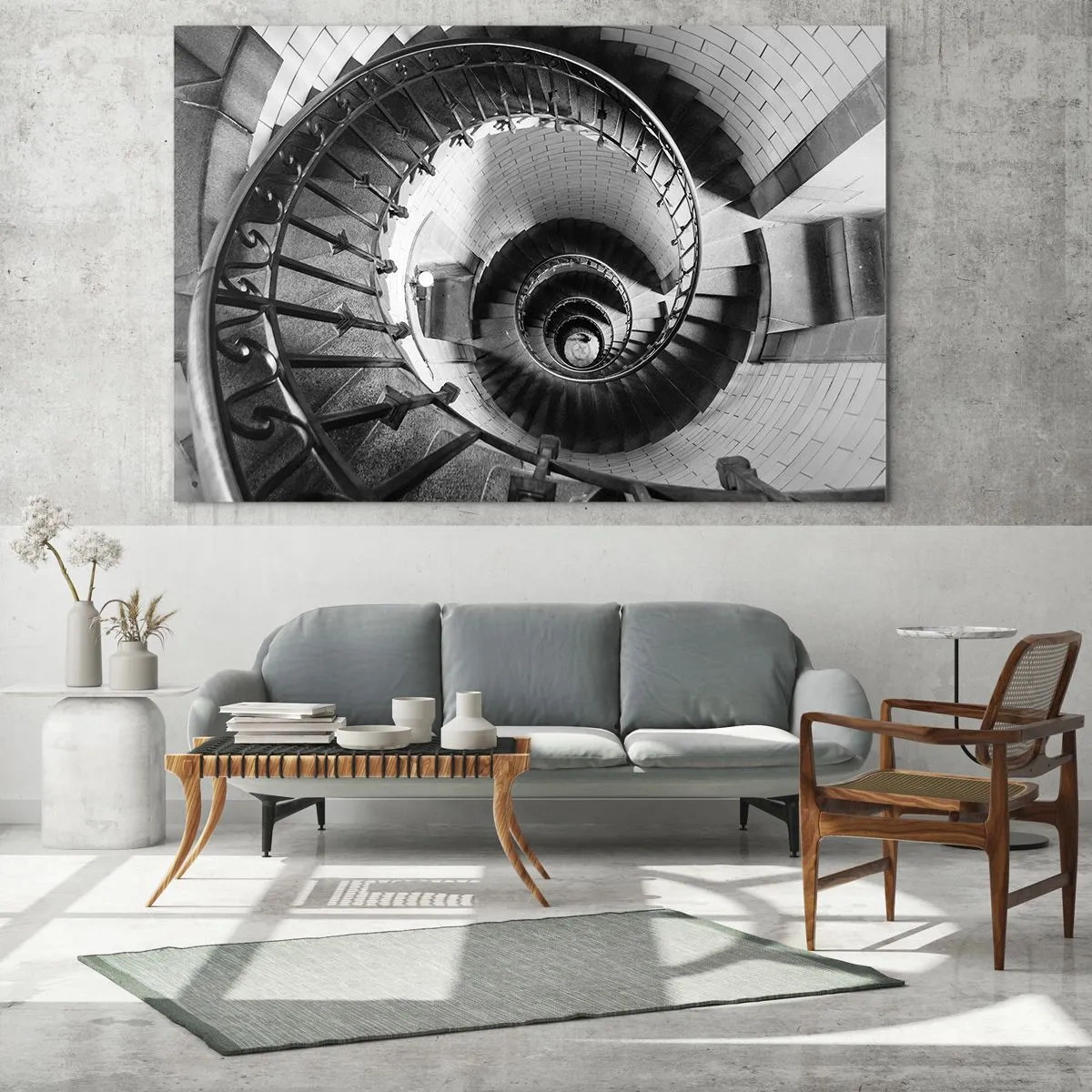 Quadro em vidro - Cada vez mais alto - 100x40 cm