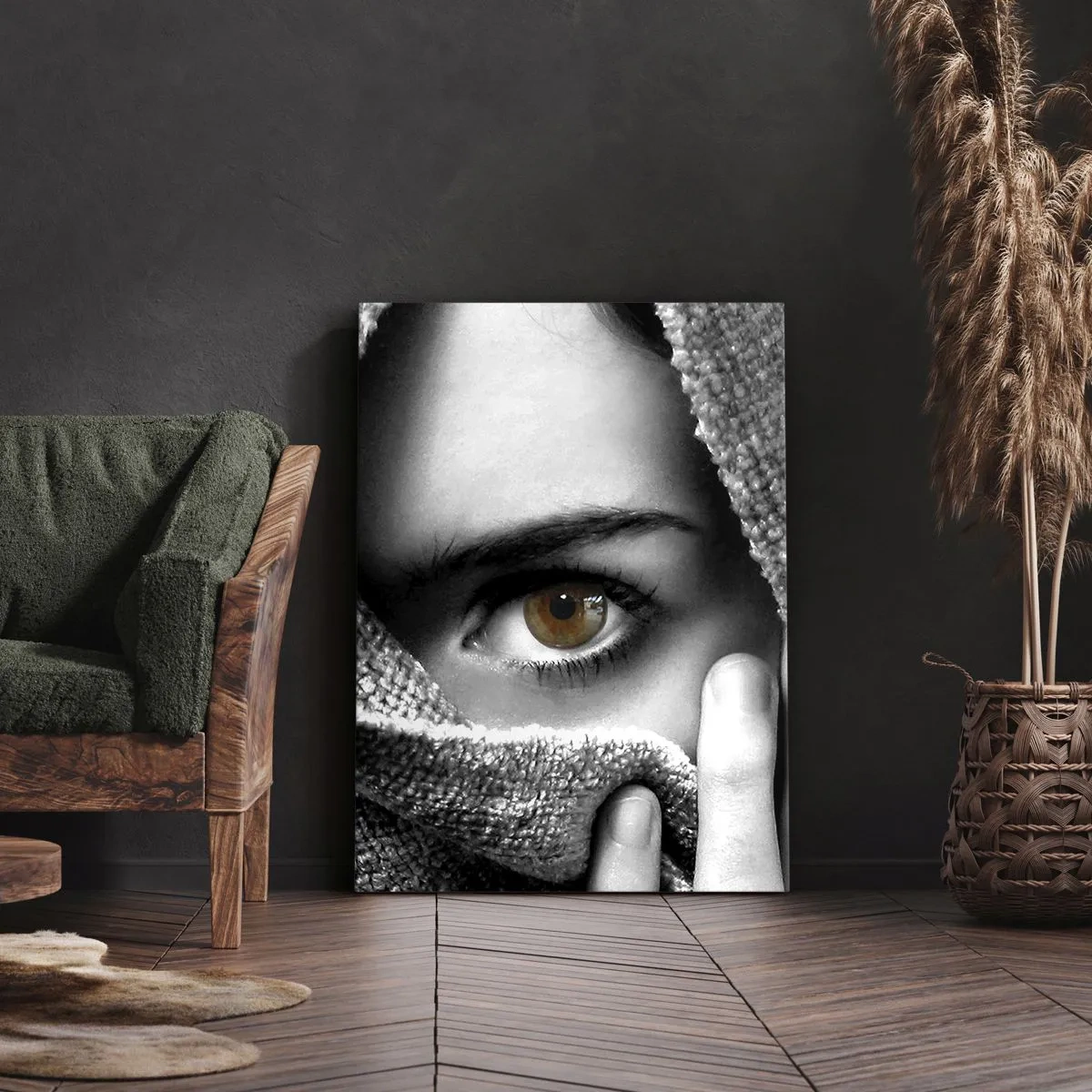 Quadro em tela - Descubra o mistério - 45x80 cm