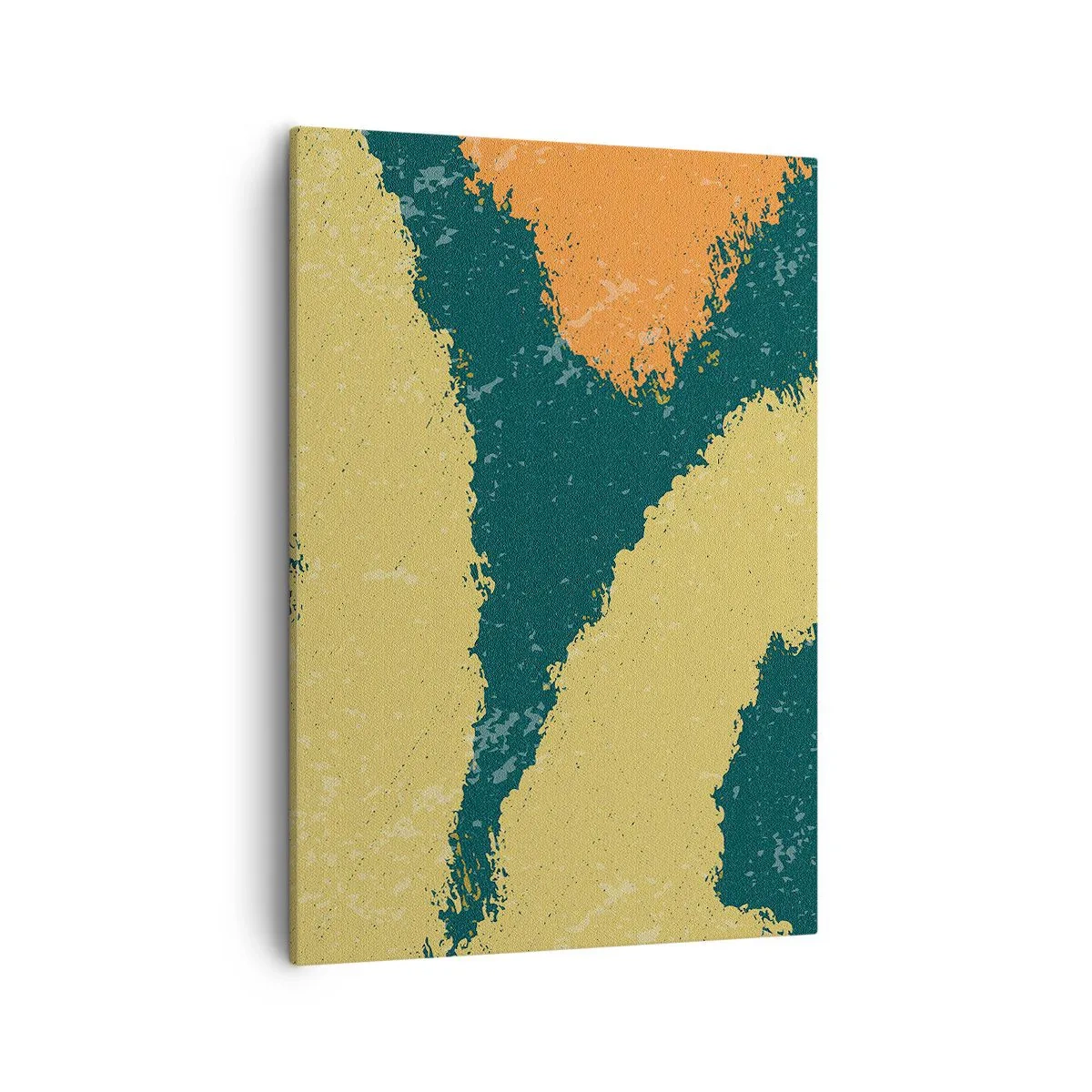 Quadro em tela - Abstração – movimento lento - 50x70 cm