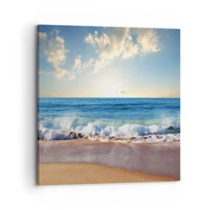 Quadro em tela - Movimento e quietude ao mesmo tempo - 70x70 cm