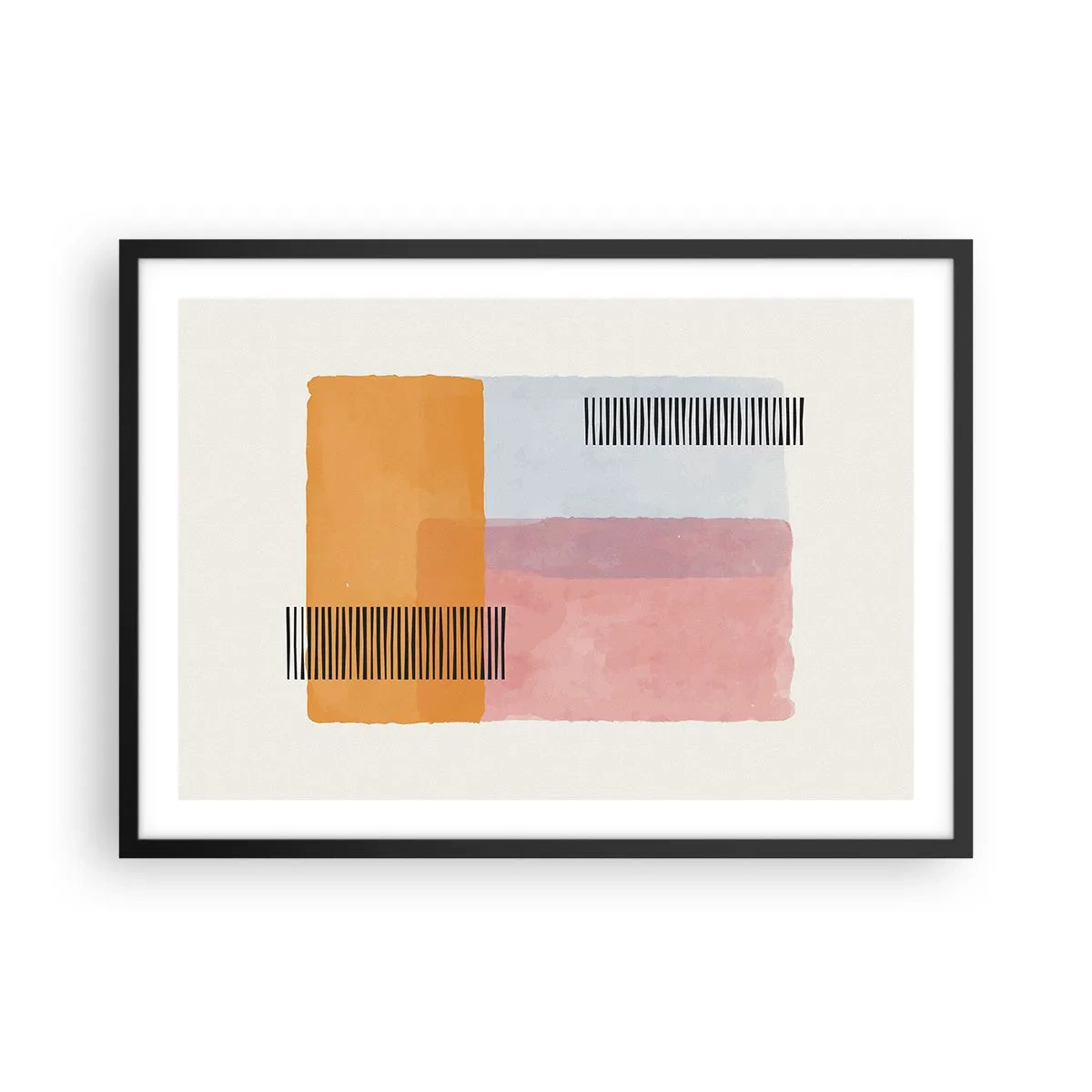 Pôster com moldura preta - De canto a canto - 70x50 cm