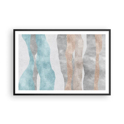 Pôster com moldura preta - Um estudo de proximidade - 91x61 cm