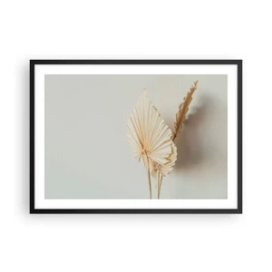 Pôster com moldura preta - Quando precisas de alívio - 70x50 cm