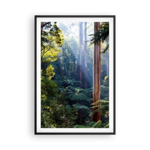 Pôster com moldura preta - Um conto de fadas da floresta - 61x91 cm