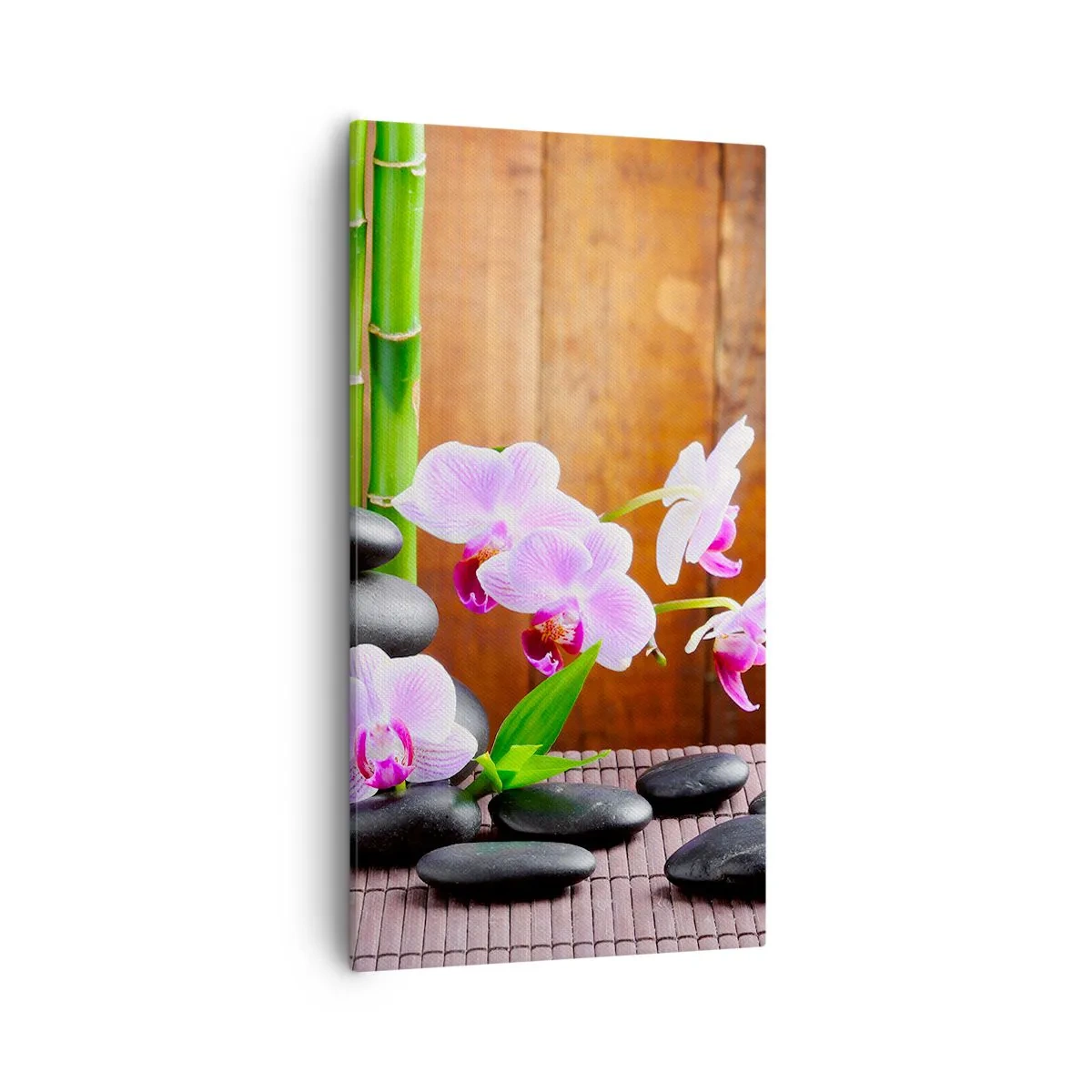 Quadro em tela - Experimente os prazeres do Oriente - 55x100 cm