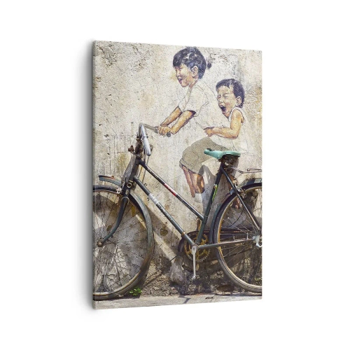 Quadro em tela - Verdadeiro ou falso? - 50x70 cm