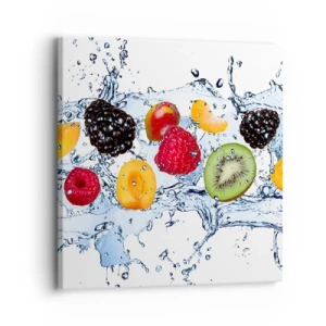 Quadro em tela - Divirta-se connosco - 30x30 cm