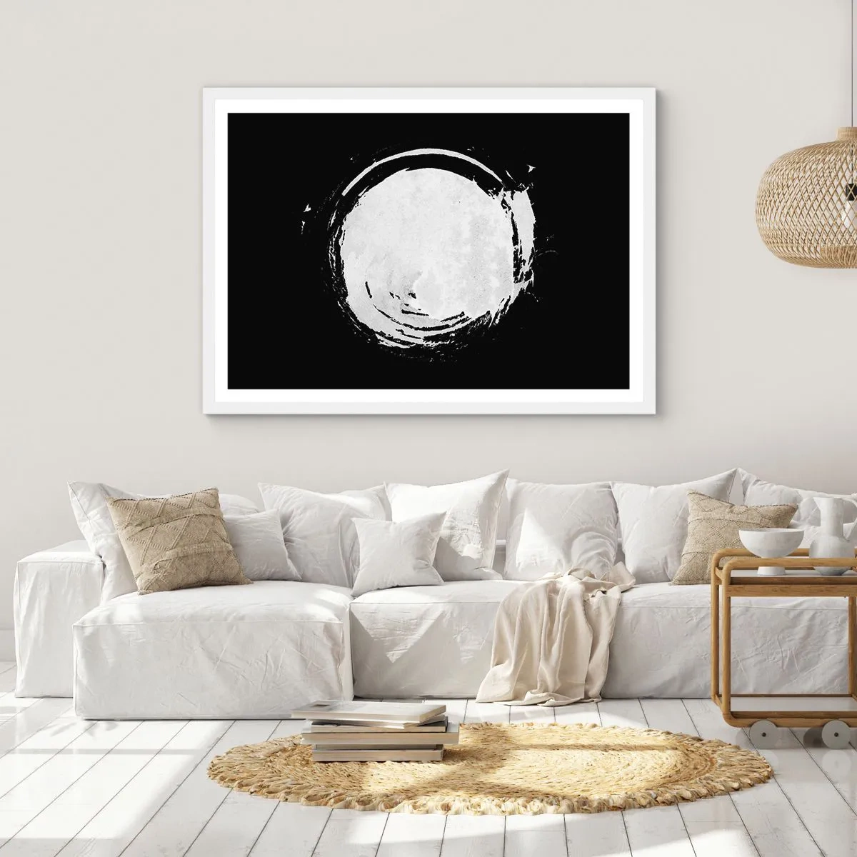 Pôster em moldura branca - Boa saída - 100x70 cm