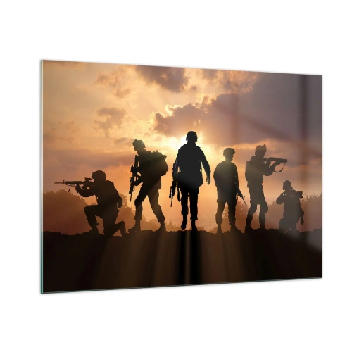 Quadro em vidro - Brothers in arms - 100x70 cm