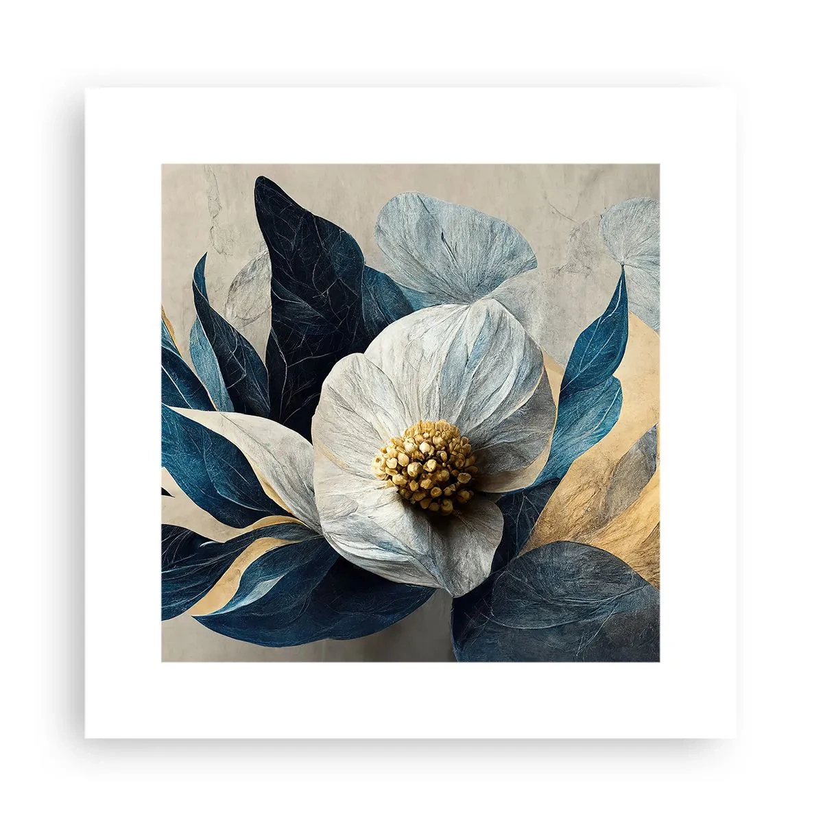 Pôster - Tem um coração de ouro - 30x30 cm