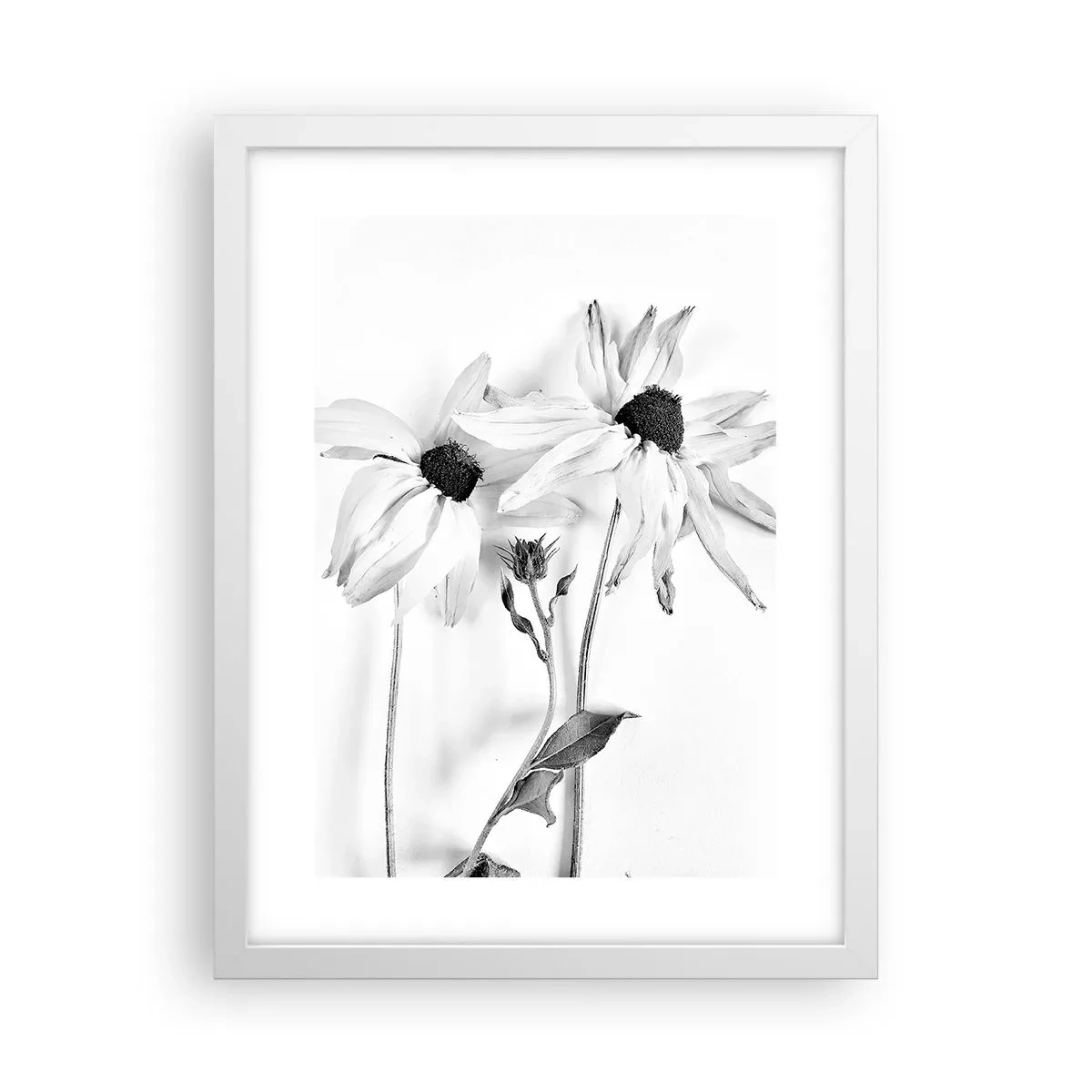 Pôster em moldura branca - Ninguém quer estar sozinho - 30x40 cm