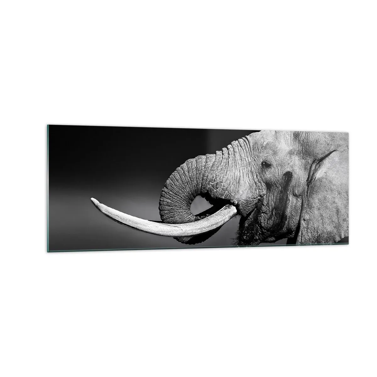 Quadro em vidro - Sim, agora está tudo bem - 140x50 cm