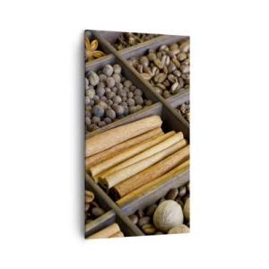 Quadro em tela - Um tesouro de aromas - 45x80 cm