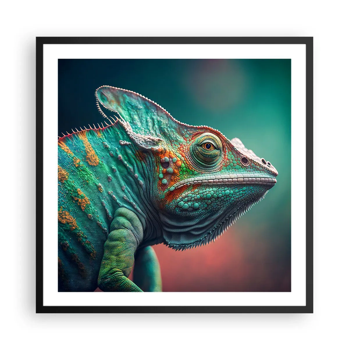 Pôster com moldura preta - Estás a ver-me? Isso não é bom… - 60x60 cm