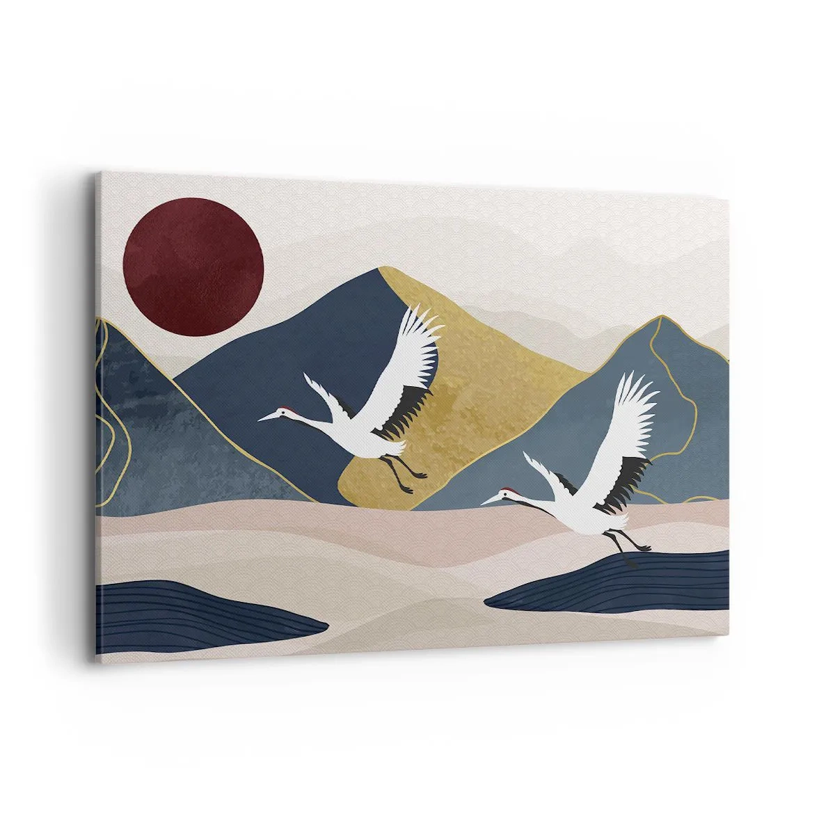 Quadro em tela - E o dia acaba novamente - 100x70 cm