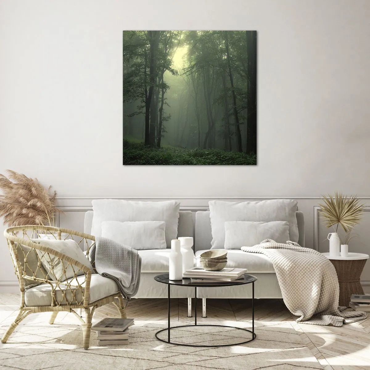 Quadro em vidro - Antes de acordar - 40x40 cm
