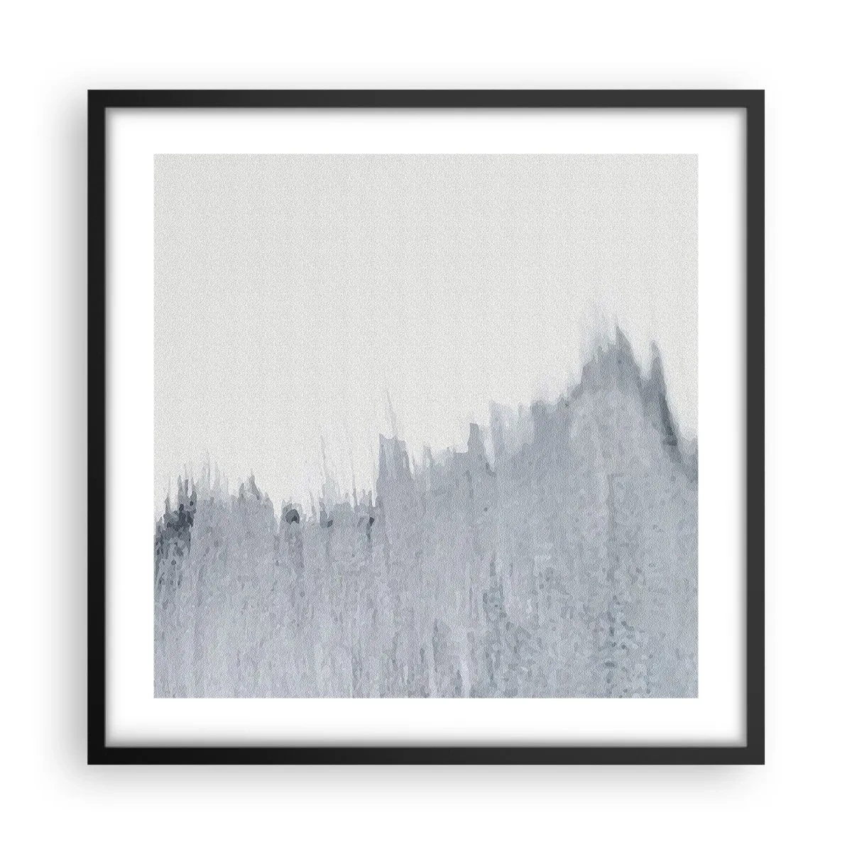 Pôster com moldura preta - Um registo misterioso - 50x50 cm