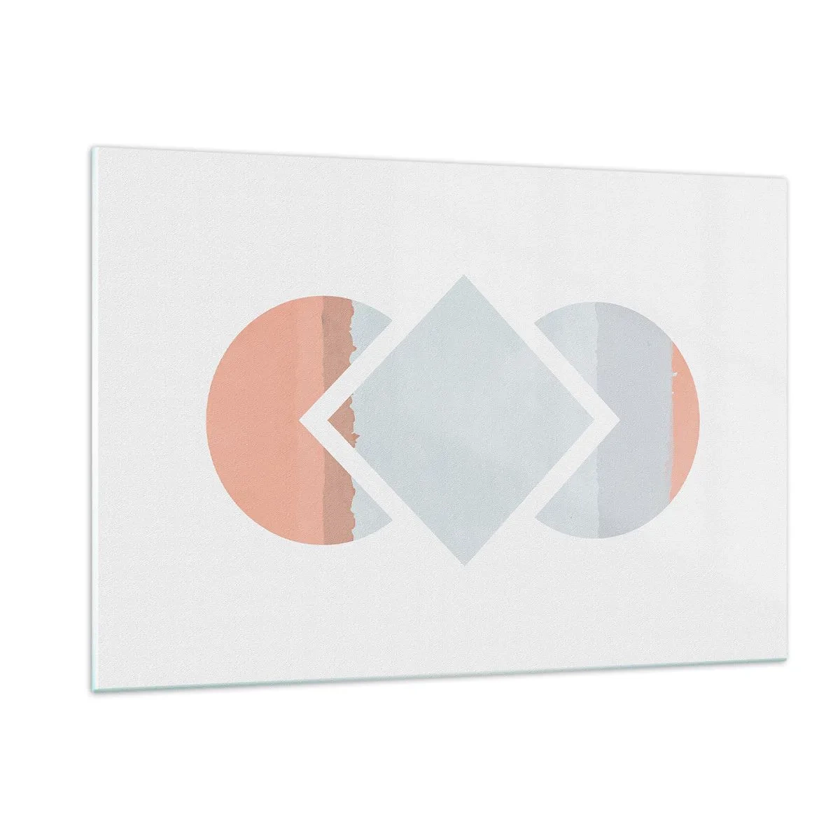 Quadro em vidro - A situação é clara - 120x80 cm