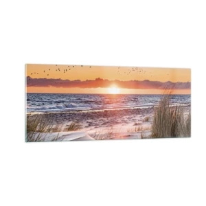 Quadro em vidro - Paisagem horizontal - 100x40 cm