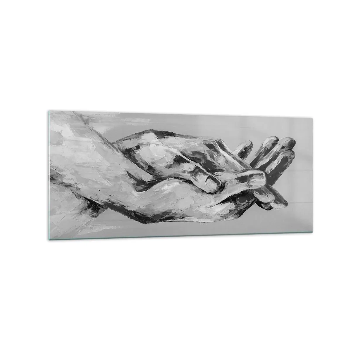 Quadro em vidro - Início... - 120x50 cm