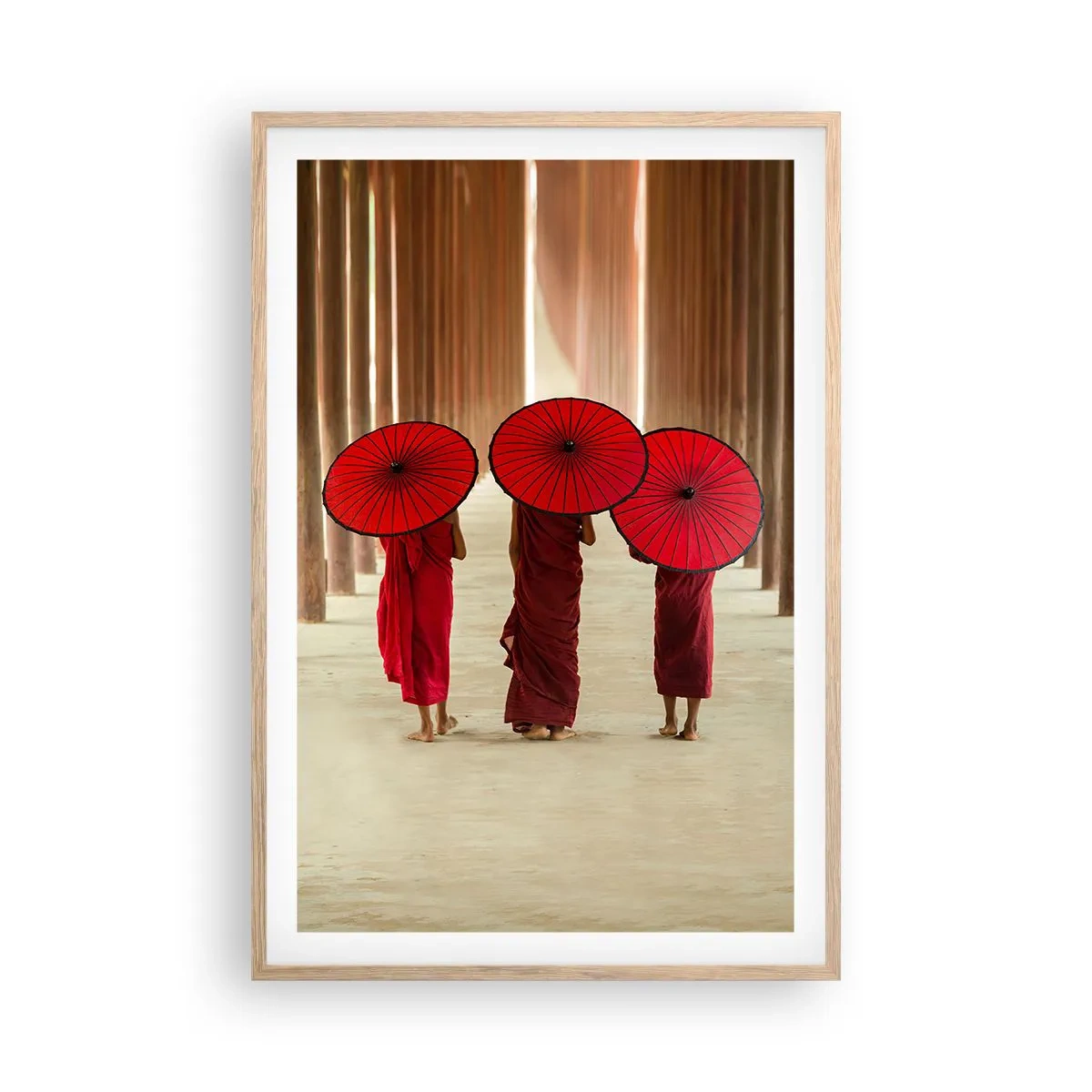 Pôster com moldura de carvalho claro - A caminho da Terra Pura - 61x91 cm