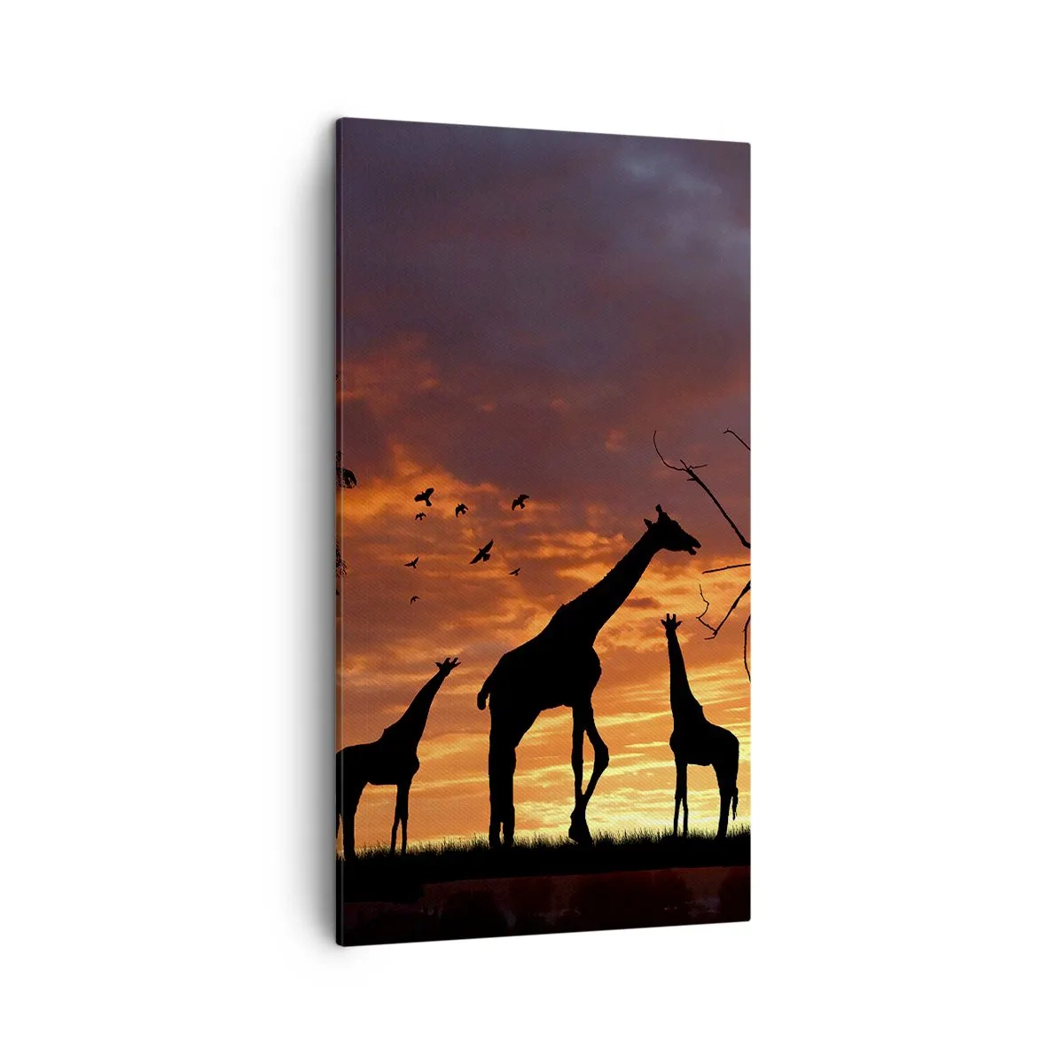 Quadro em tela - Um pequeno jantar com seus entes queridos - 45x80 cm