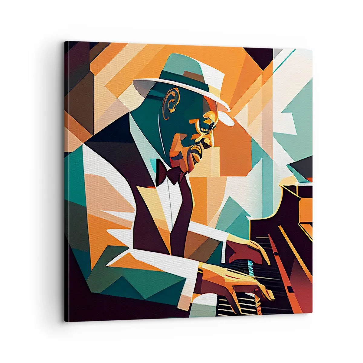 Quadro em tela - Todo aquele jazz - 60x60 cm