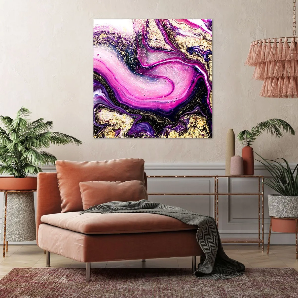 Quadro em tela - Um momento nos bastidores - 40x40 cm