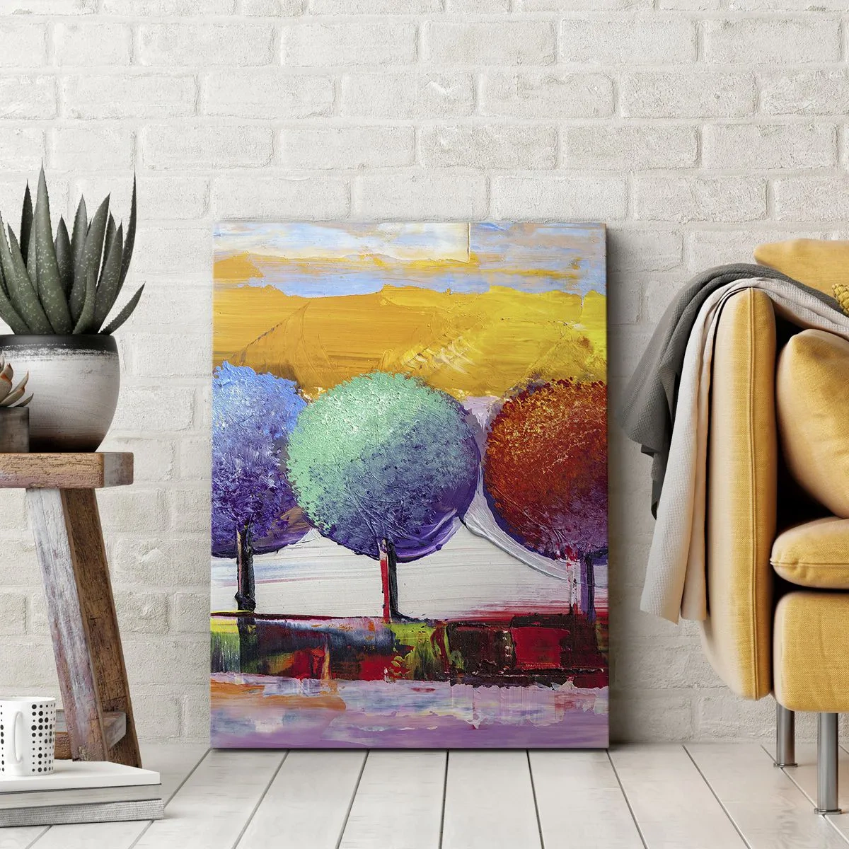 Quadro em tela - Pódio da natureza - 80x120 cm