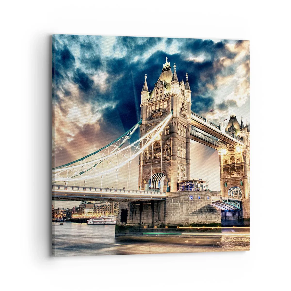 Quadro em tela - Monumento ao Império Vitoriano - 70x70 cm