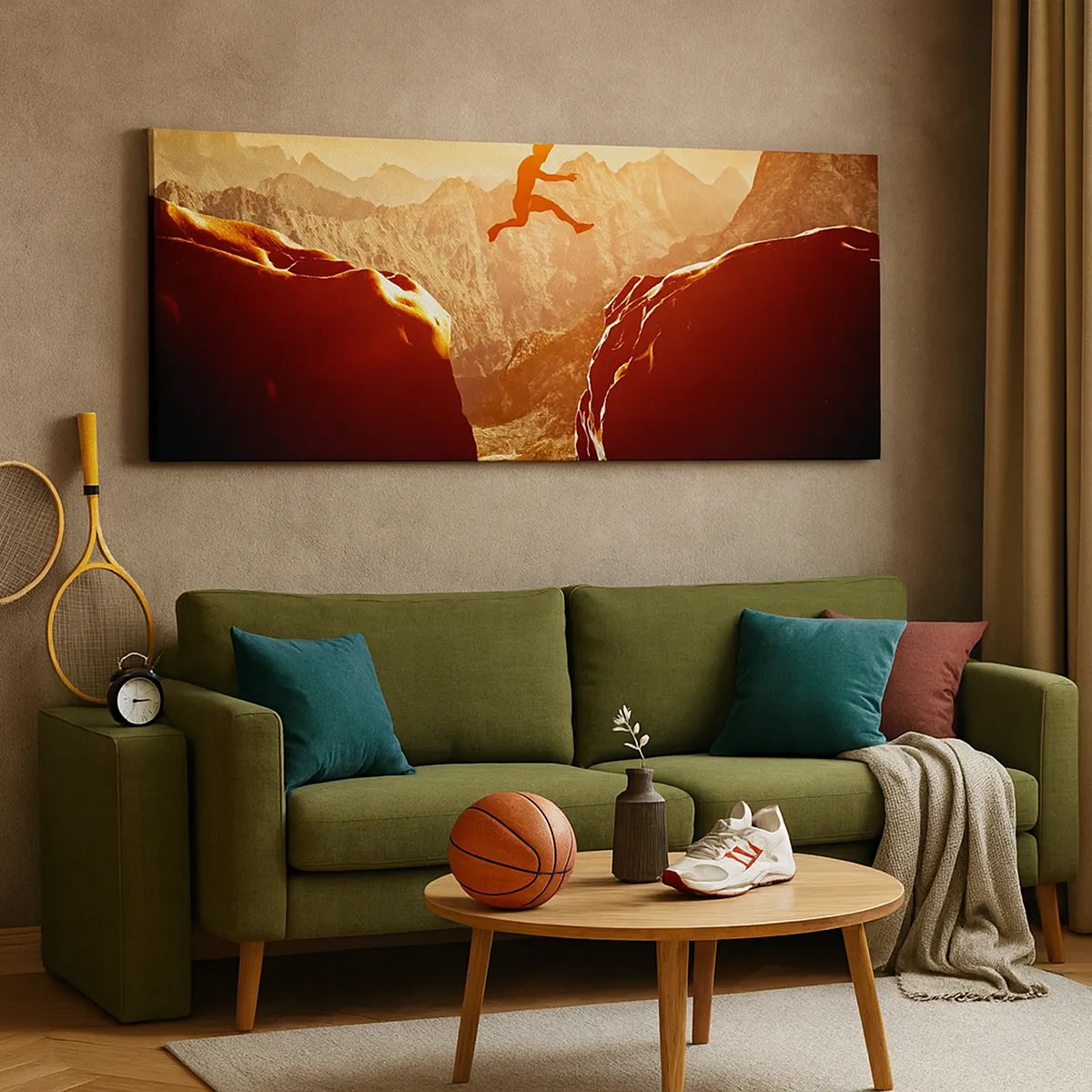 Quadro em tela - Superando os limites - 30x30 cm