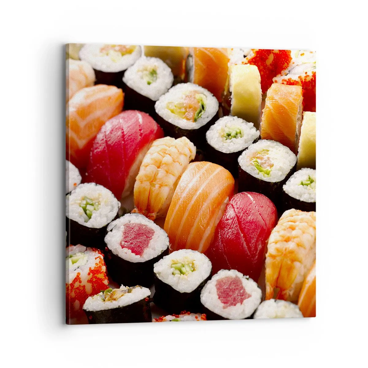 Quadro em tela - Cores e sabores da Ásia - 70x70 cm