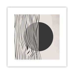 Pôster - Composição da metade - 30x30 cm