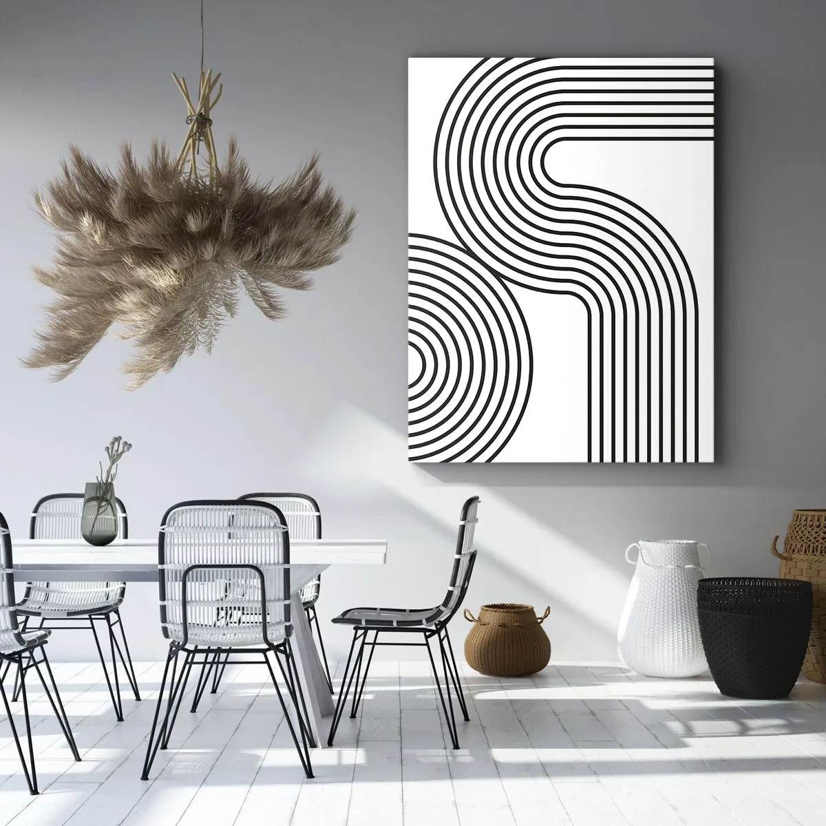 Quadro em tela - Na curva - 45x80 cm