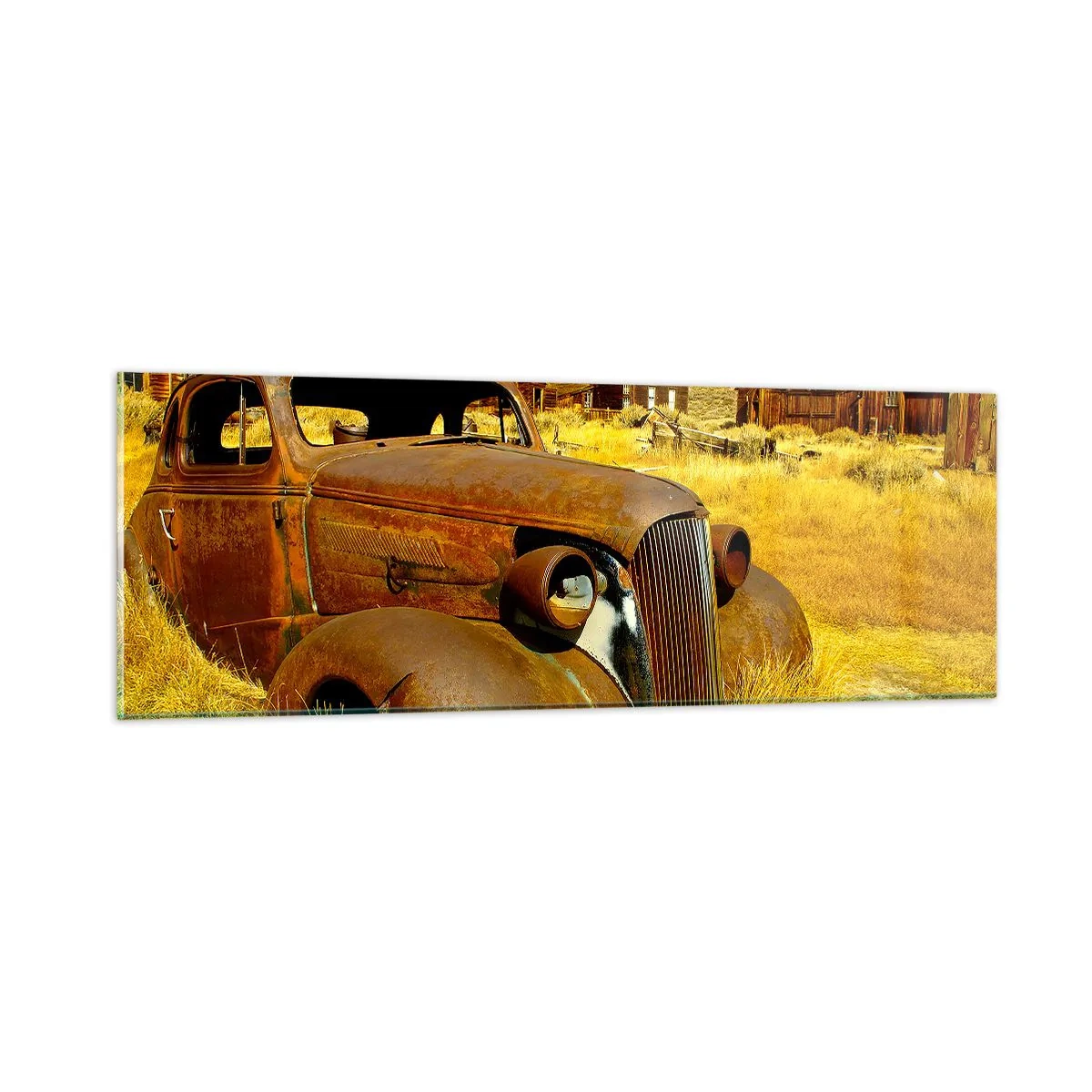 Quadro em vidro - Um merecido descanso - 90x30 cm