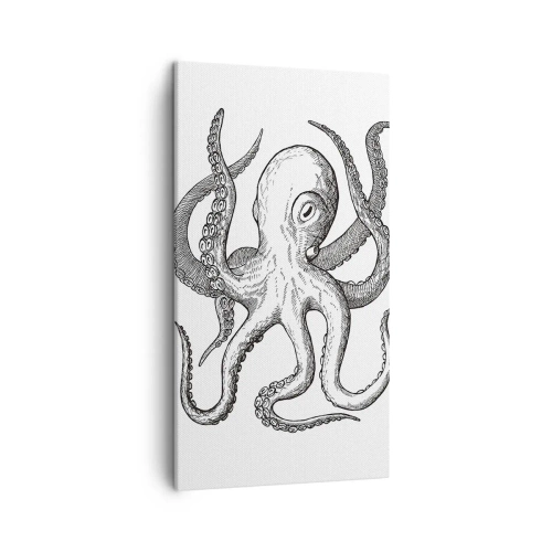Quadro em tela - Dançando com as ondas - 45x80 cm