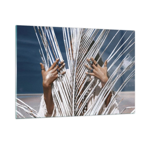 Quadro em vidro - A xamã - 120x80 cm