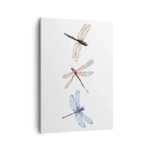 Quadro em tela - Libélulas sem peso - 50x70 cm