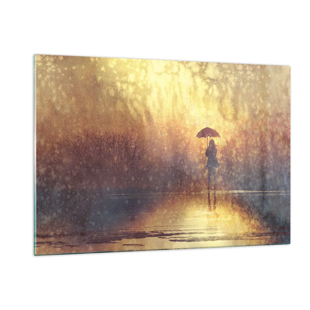 Quadro em vidro - Sinto alguém a olhar para mim - 120x80 cm