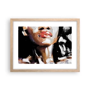 Pôster com moldura de carvalho claro - Orgulho sem preconceitos - 40x30 cm